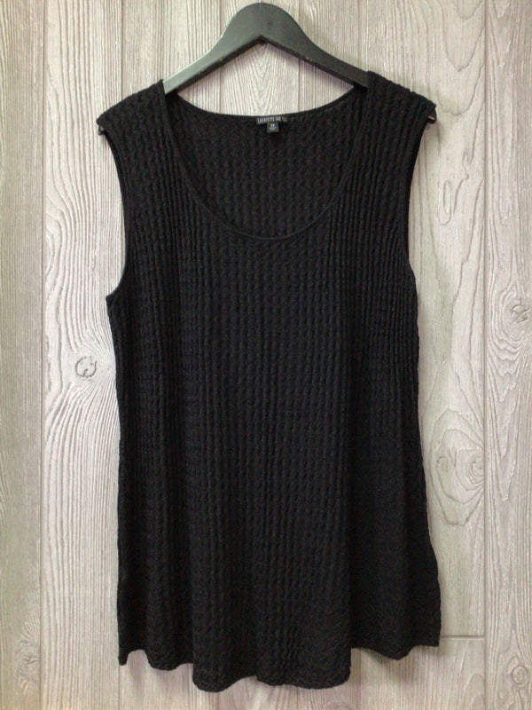Lafayette 148 Linen Knit Top Size 2X